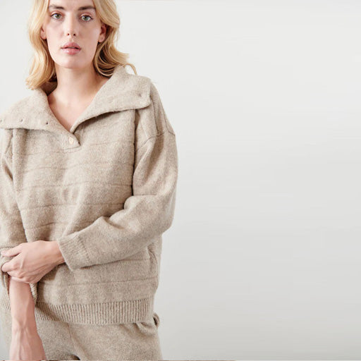 Quilted Anorak - Oatmeal