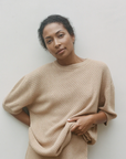 Lace Tee Woman - Sand