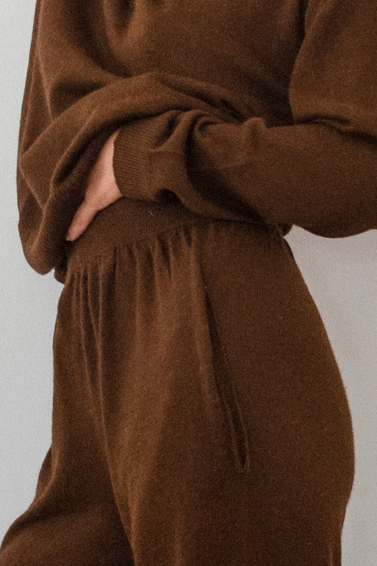 Lounge Turtleneck Woman - Chestnut