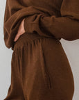 Lounge Turtleneck Woman - Chestnut