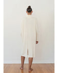 Mockneck Dress - Natural