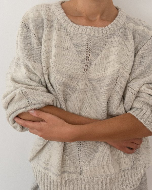 Shell Pullover Woman - Cloud