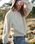 Sweatshirt Sweater Woman - Natural