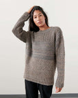 Mixed Stitch Pullover - Pebble