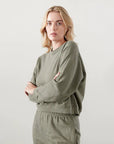 Easy Summer Sweatshirt Woman - Fir