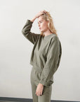 Easy Summer Sweatshirt Woman - Fir