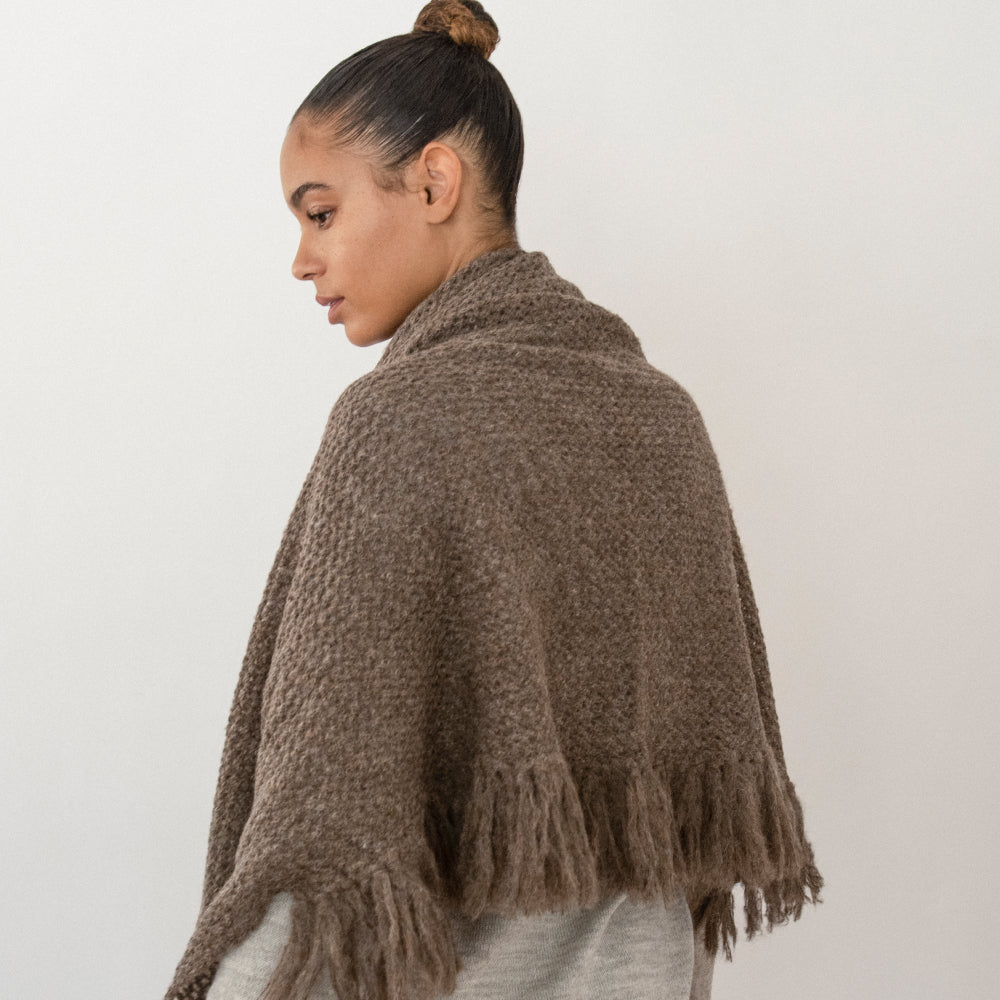 Mesh Scarf Woman - Earth