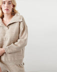 Quilted Anorak - Oatmeal