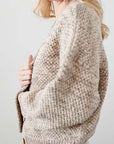 Box Bomber Cardigan - Sandstone