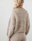 Box Bomber Cardigan - Sandstone