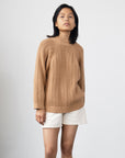 Women's Sweatshirt Sweater - Oatmeal