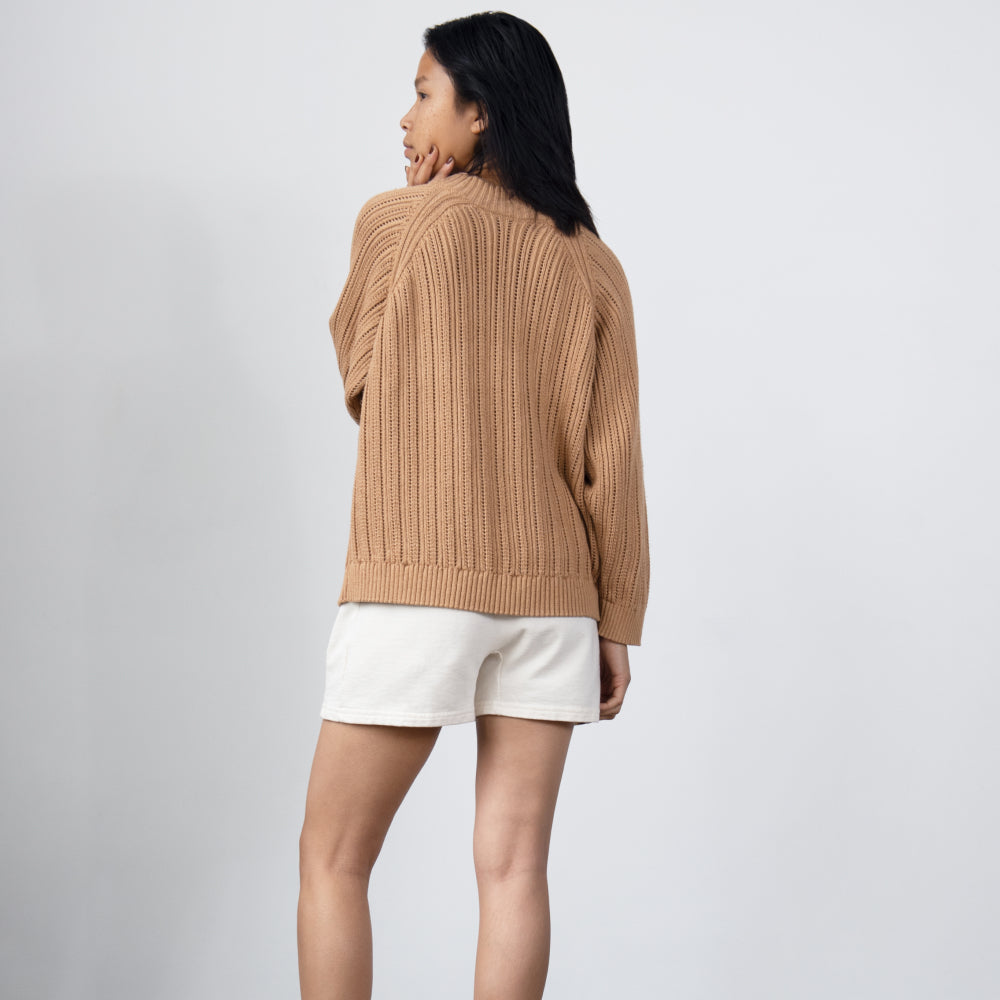 Women&#39;s Sweatshirt Sweater - Oatmeal