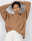 Women's Sweatshirt Sweater - Oatmeal
